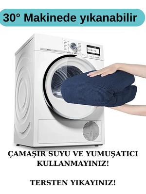 Kanway Dokuma Jakar Kumaş, Eteksiz, Sandalye Kılıfı. Yıkanabilir, Esnek, Lastikli Sandalye Örtüsü ( 1 ADET )