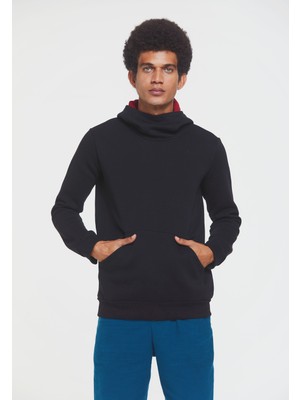 Clandestino Kapüşonlu Sweatshirt Siyah