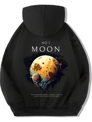 BRZ Collection Unisex Çocuk No1 Moon Hoodie