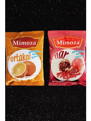 Portakal ve Nar Aromalı Sıcak Toz İçecek Kış ve Meyve Çayı 2 Adet 500 gr