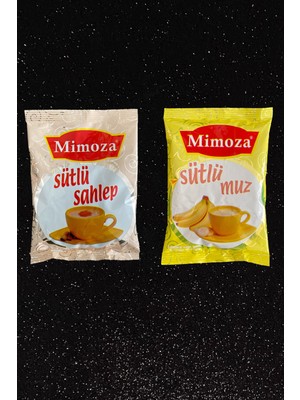 Muzlu Süt ve Sütlü Sahlep Sıcak Içiniz Kış ve Meyve Çayı Kafe İçecekleri Çok Leziz 2 Adet 400GR.