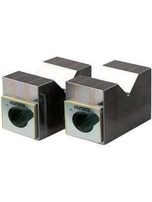 Fett 70X 40X 50MM Asimeto Çift Ölçüm Için Manyetik V-Yatak AS-609200