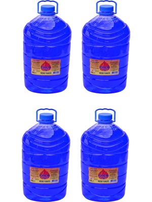 Gold Yak 5 Litre Jel Reşo Yakıtı 4 Adet  Fabrikadan Direk Gönderim Mangal ve Soba Tutuşturucu Orjinal Ürün