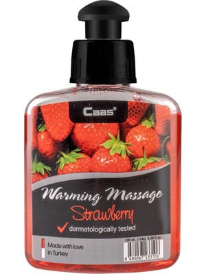 Caas Warming Masaj Yağı Çilek Aromalı