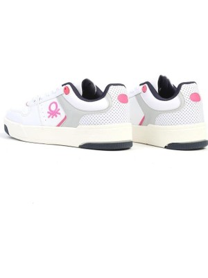 Benetton BN-31211 Kadın Sneaker Ayakkabı Beyaz 36-40