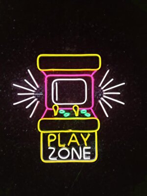 Sanec Play Zone Gamer Neon LED Dekoratif Aydınlatma