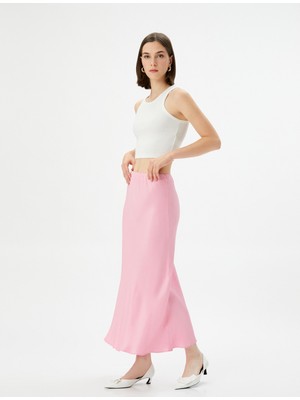 Koton Midi Saten Etek Normal Bel