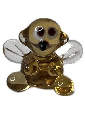 Hasyılmaz El Yapımı Mini Murano Cam Arı Biblo A147-03
