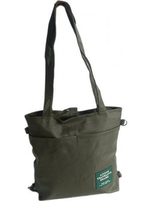 Hasyılmaz Living Travelling Share Baskılı Kadın Toe Çanta Yeşil