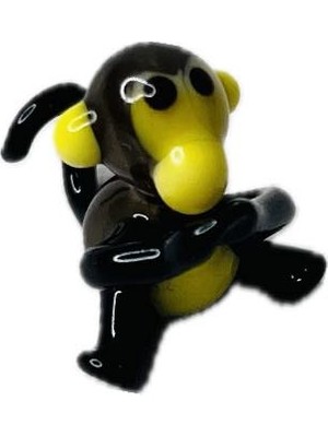 Hasyılmaz El Yapımı Mini Murano Cam Maymun Biblo A150-08