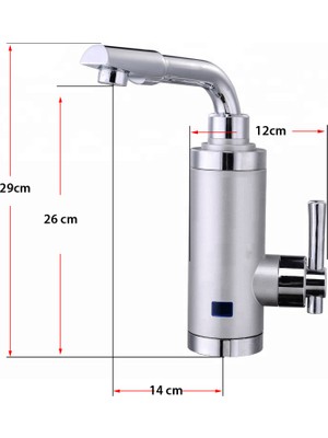 Sıcak Musluk Elektrikli Sıcak Musluk Ani Su Isıtıcı Termal Şofben Musluk