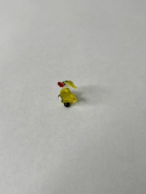 Hasyılmaz El Yapımı Mini Murano Cam Ördek Biblo A146-05