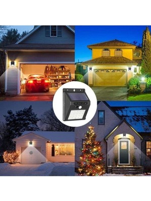 Depposite Hareket Sensörlü Güneş Enerjili LED Aydınlatma Dış Mekan Bahçe 20 LED Li