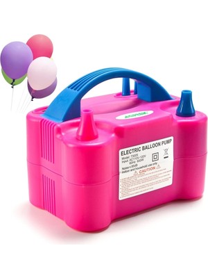 Depposite Elektrikli Balon Pompası Çift Uçlu Çift Çıkışlı Balon Makinası 20 x 15 x 12 cm