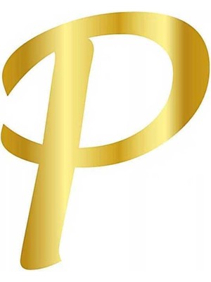 Depposite Pleksi Çubuksuz Alfabe 6 cm Altın - P