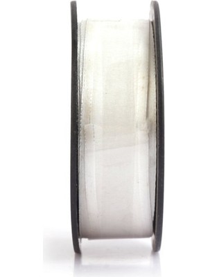 Depposite Kenarı Saten Biyeli Şifon Kurdele Krem 2.5CMX20MT
