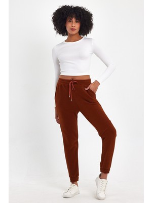 Superlife Kadın Rahat Kalıp Softech Polar Sweat Eşofman Altı SPR24EA97