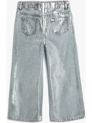 Koton Bol Paça Pamuklu Kot Pantolon - Wide Leg Jean