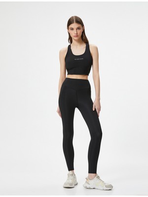 Koton Spor Tayt Standart Bel Dikiş Detaylı Dar Kalıp