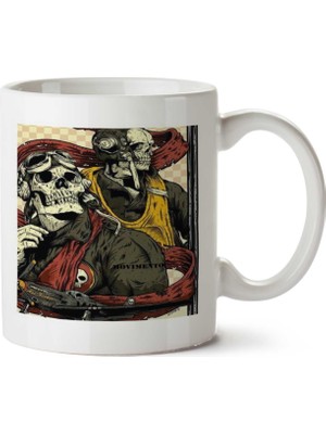 Pılot Kıyafet Iki Tarafı Baskılı Kupa Bardak