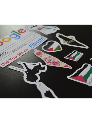 Filistin Sticker Set -9 Parça- Parlak Kağıt