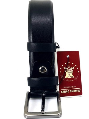 Saraç Kemer Saraç 1102 23K Erkek Klasik Kemer - Siyah