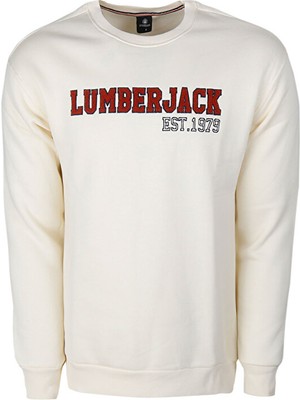 Lumberjack 3W ml Uneg 16TY 505 3pr Erkek Günlük Sweatshirts 101441605 Krem