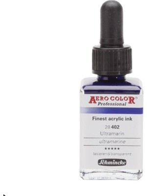 Schmincke Aero Color Airbrush Akrilik Mürekkep 28 ml 402 Ultramarine