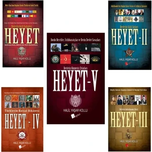 Heyet Serisi 1 -2 -3-4-5 Halil Yaşar Kollu 5 Kitap Devletin Künyesiz Evlatları Lopus Yayınları