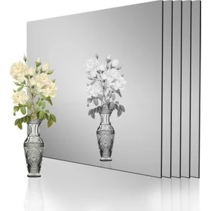 0.70 mm Yapışkanlı Gümüş Ayna Pleksi Akrilik 61x81 cm