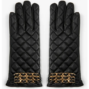 Eldiven Deri Görünümlü Kapitone Detaylı