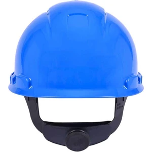 3M™ H-700N-BB Sert Başlık, Mandallı, Havalandırmalı, Plastik Ter Bantlı Baret / Mavi