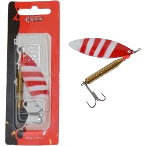 6065 Turna Kaşığı 17 gr Hunter Tiger Döner Kaşık - Turna Levrek Metal Kaşık Olta Kaşığı 17 Gram 7 cm - Spin Lrf At Çek Kaşığı