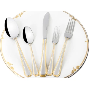 Mikasa Moor Classico Gold 30 Parça Çatal Kaşık Bıçak Seti