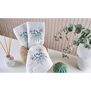 Marie Claire 3 Lü Peçete Micro Orchide Kırıkbeyaz