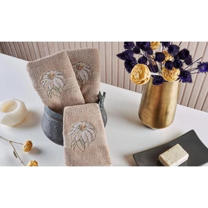 Marie Claire 3 Lü Peçete Micro Flora Bej
