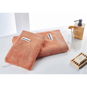 Marie Claire 2'li Havlu Set Bambu Laurel Kiremit