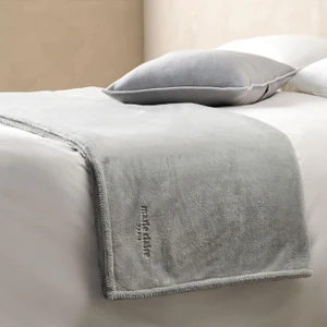 Marie Claire Cozy Çift Kişilik Battaniye 200 x 220 Gri