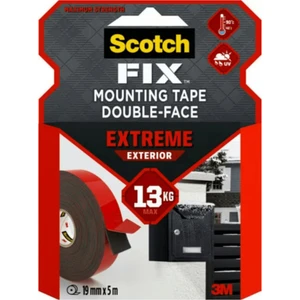 3M™ Scotch-Fix™ Extreme Dış Mekan Montaj Bandı, Max 13 kg (19MM x 5m)