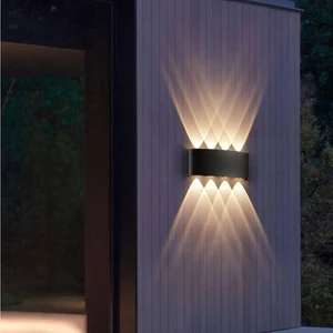 Full Reyon 15 Watt 8 Mercekli AMBER IŞIK Dekoratif Işık Süzmeli LED Aplik, Modern LED Armatür, Iç ve Dış Mekan Aplik