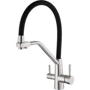 Arıtmalı Spiralli Inox Siyah Eviye Bataryası KS16S3