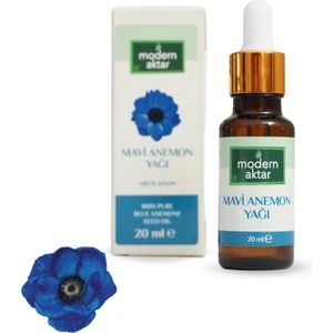 Modern Aktar Doğal Mavi Anemon Çiçeği Yağı 20 ml