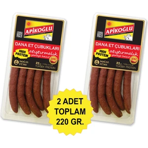 Acılı Dana Et Çubukları (110 Gr) 2li Paket