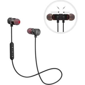 A1 Sport Kablosuz Manyetik Bluetooth Kulaklık Siyah