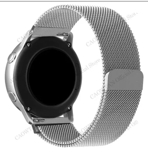 Cover Center  Samsung Galaxy Watch Active 2 44MM Uyumlu Mıknatıslı Metal Hasır Kordon