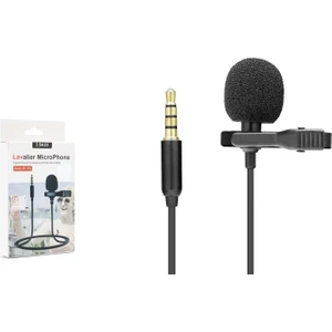 HD563 Aux Yaka Mikrofonu 3.5mm 1.5mt