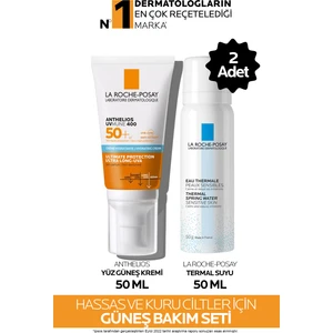La Roche-Posay Hassas ve Kuru Ciltler Için Güneş Bakım Seti