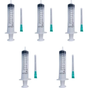 10 ml Yeşil Uçlu Enjektör 5 Adet