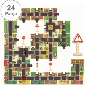 Dev Puzzle 24 Parça - The City