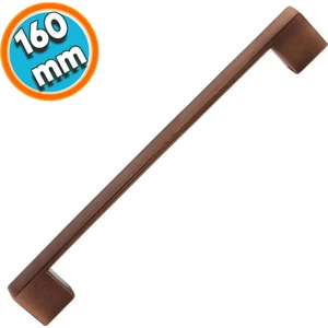 Mutfak Kulpu Çekmece Dolap Kapak Kulbu Antik Bakır Metal Kulp 160 mm Mobilya Dolabı Kulpları